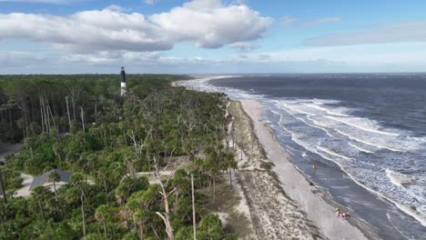 hunting island lighthhouse near beaufort sc, south carolina
