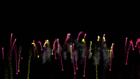 colorful fireworks display