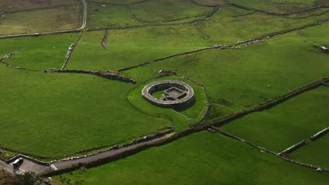 loher ringfort, kerry, ireland, march 2022