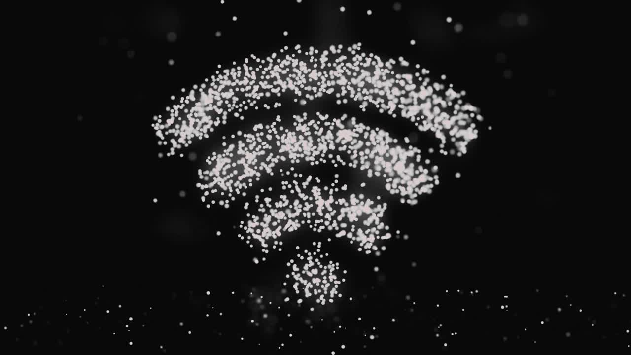 símbolo de wifi abstracto