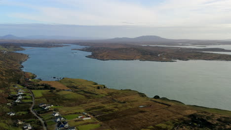 vast view of clifden bay embracing its rugged charm on a bright, clear day