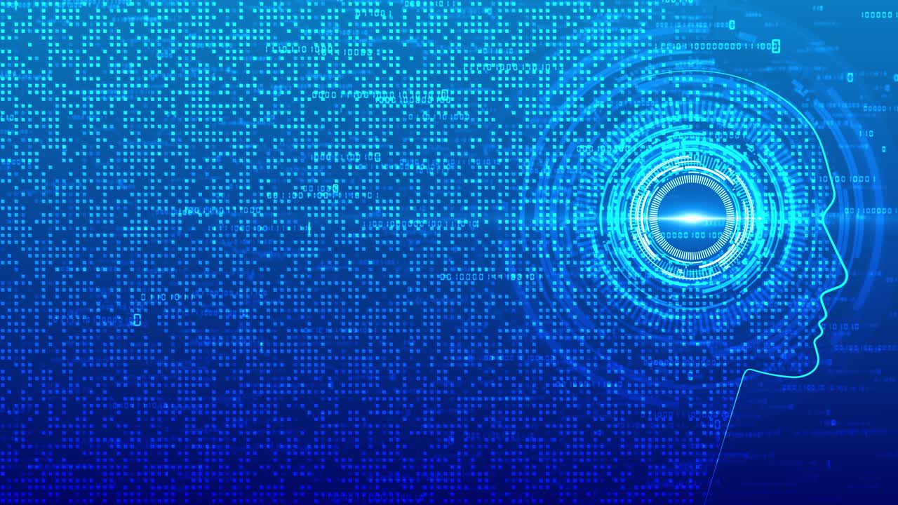 Human head brain network ai artificial intelligence deep learning robot face virtual character