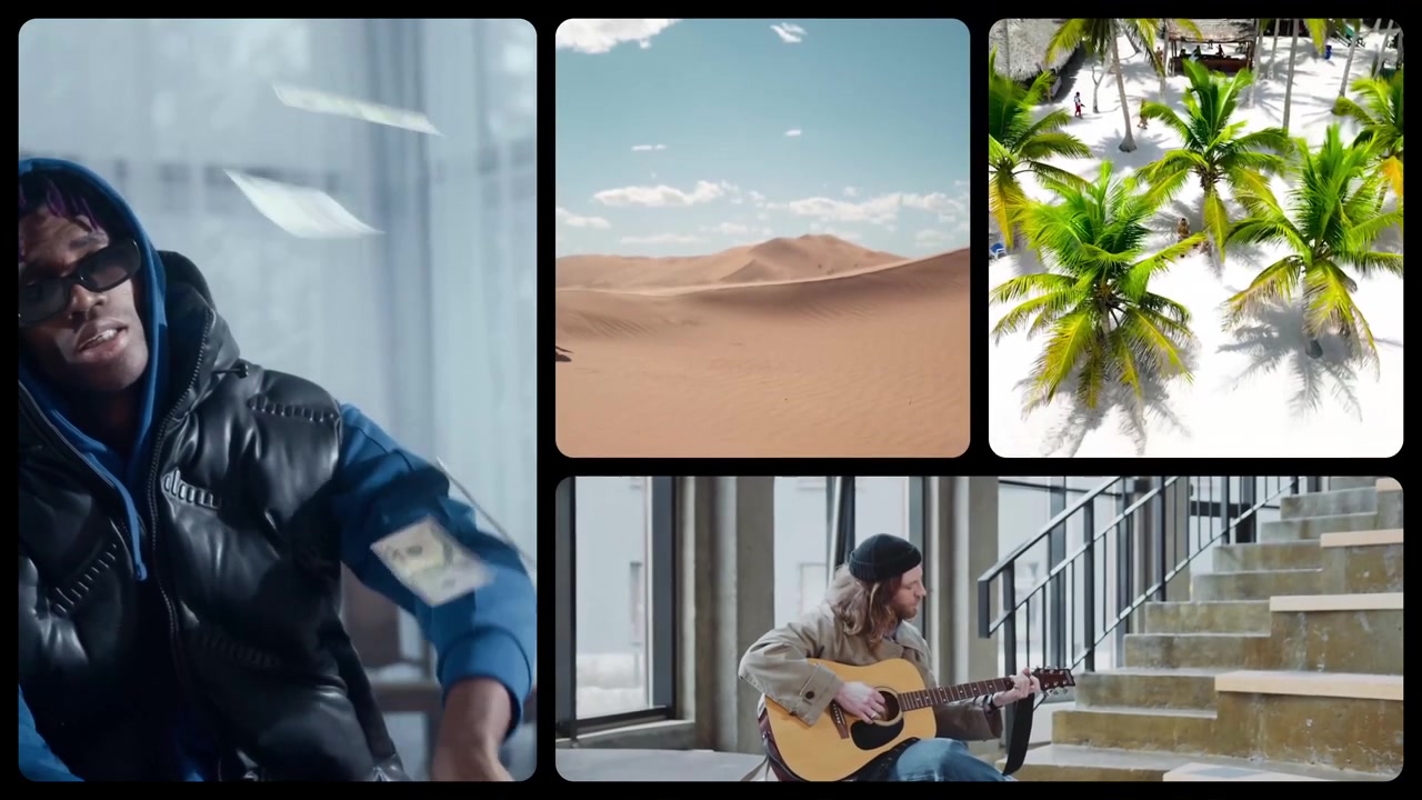 Collage of Diverse Lifestyle and Travel Scenes
