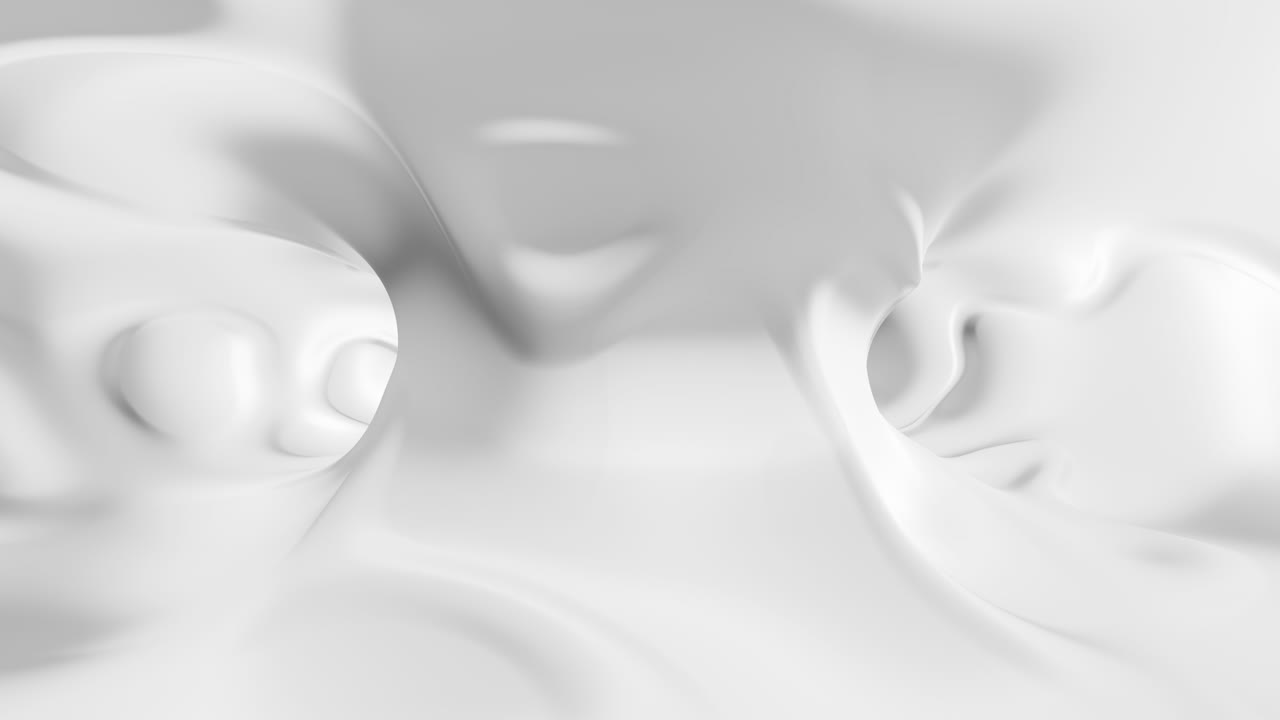 renderización 3d del túnel en luz y entorno cgi, animación abstracta en 4k