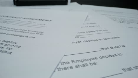 employment contract documents