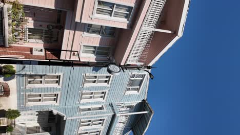 colorful historic building in a turkish town