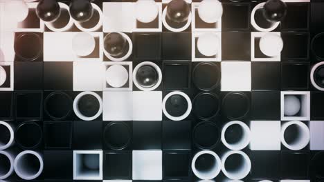 abstract geometric chess pattern