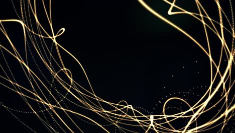 líneas onduladas brillantes, fondo abstracto