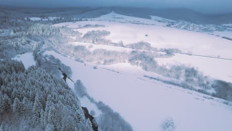 Great-aerial-drone-view-rising-over-Tatra-National-Park