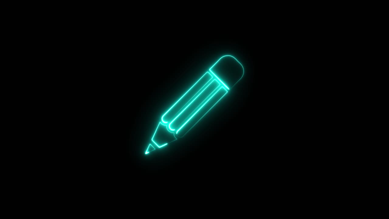 Neon pencil