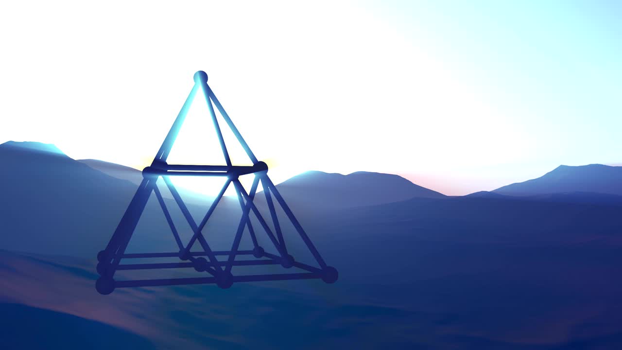 기술 개념 추상적인 배경 - 원활한 루프