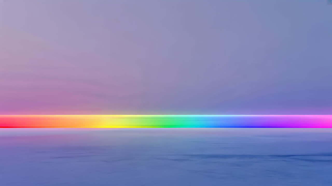 Vibrant Rainbow Horizon