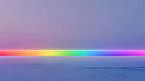 vibrant rainbow horizon