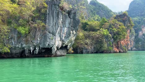 maya bay in phi phi islands national park, wave, sand beach, and beautiful crystal clear water at a popular tourist destination in krabi, southern of thailand