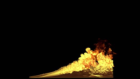 igniting firewall with separate alpha at  4k resolution