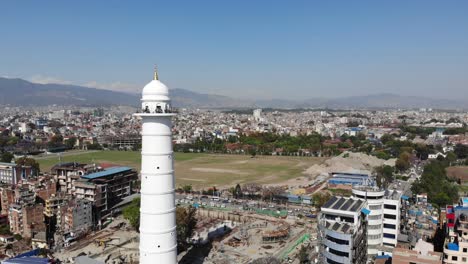 kathmandu city of nepal and iconic dharahara