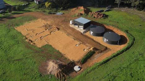 basement for construction of house in rural area of australia