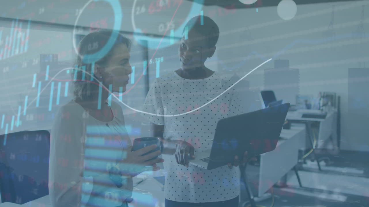 Animation of network of connections with white screen over man wearing vr headset