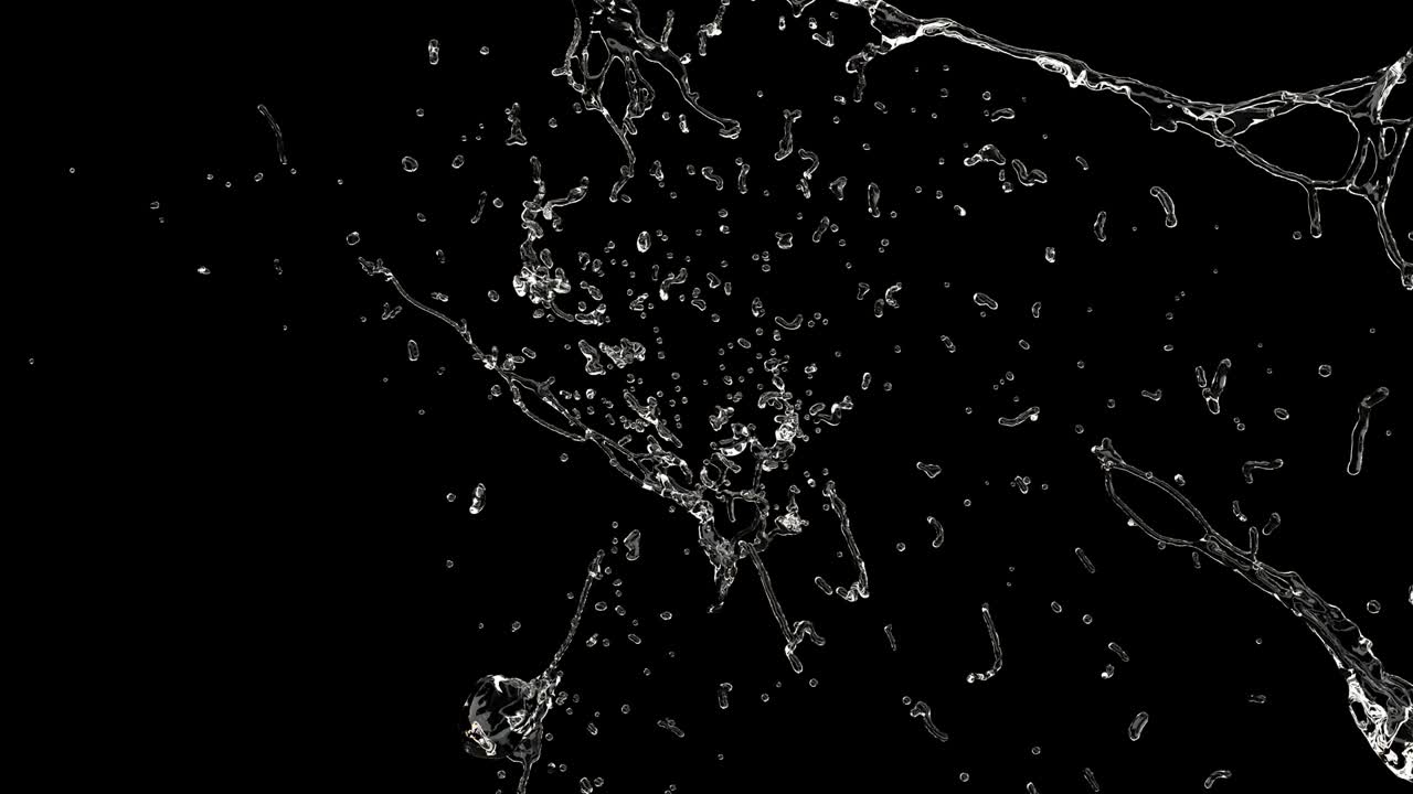 검은 바탕에 물 어리 자연 신선한 액체 방울 4k