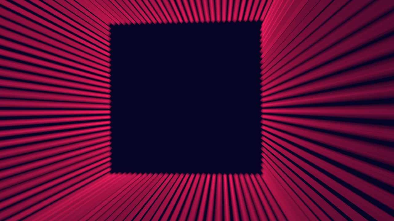 Vibrant red and black striped pattern featuring a prominent black square at its center, ideal for diverse design applications or as a bold background choice