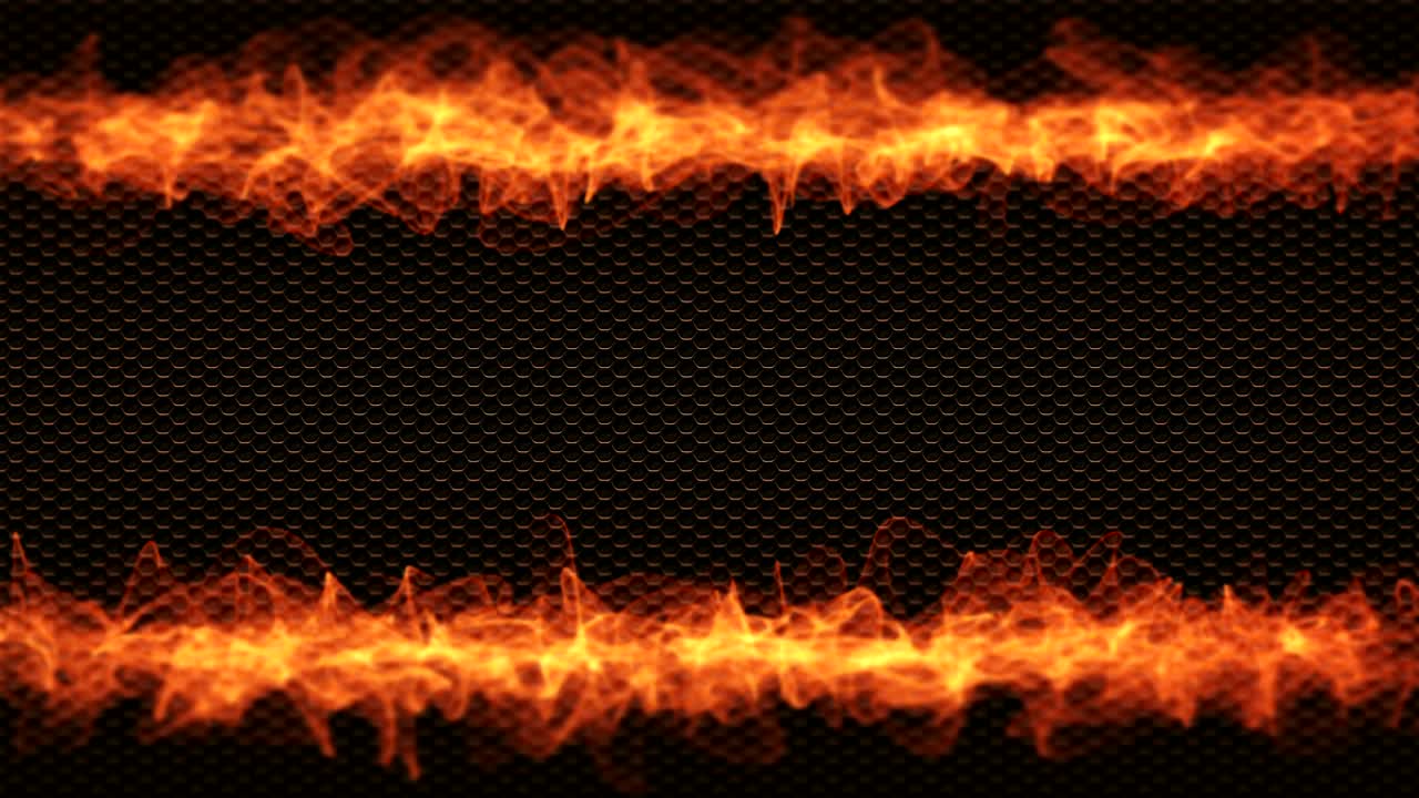 탄소 시트 비디오 배경에 불꽃
