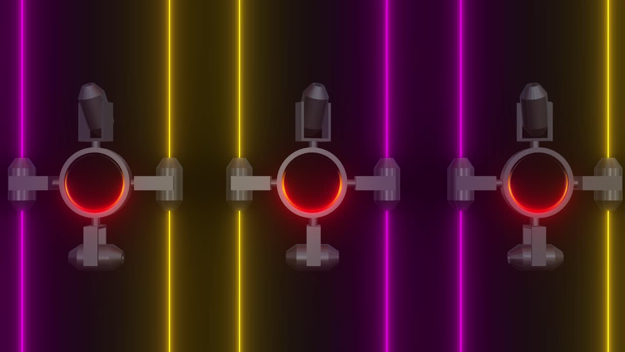 Abstrakte Futuristiske Lasermønstre