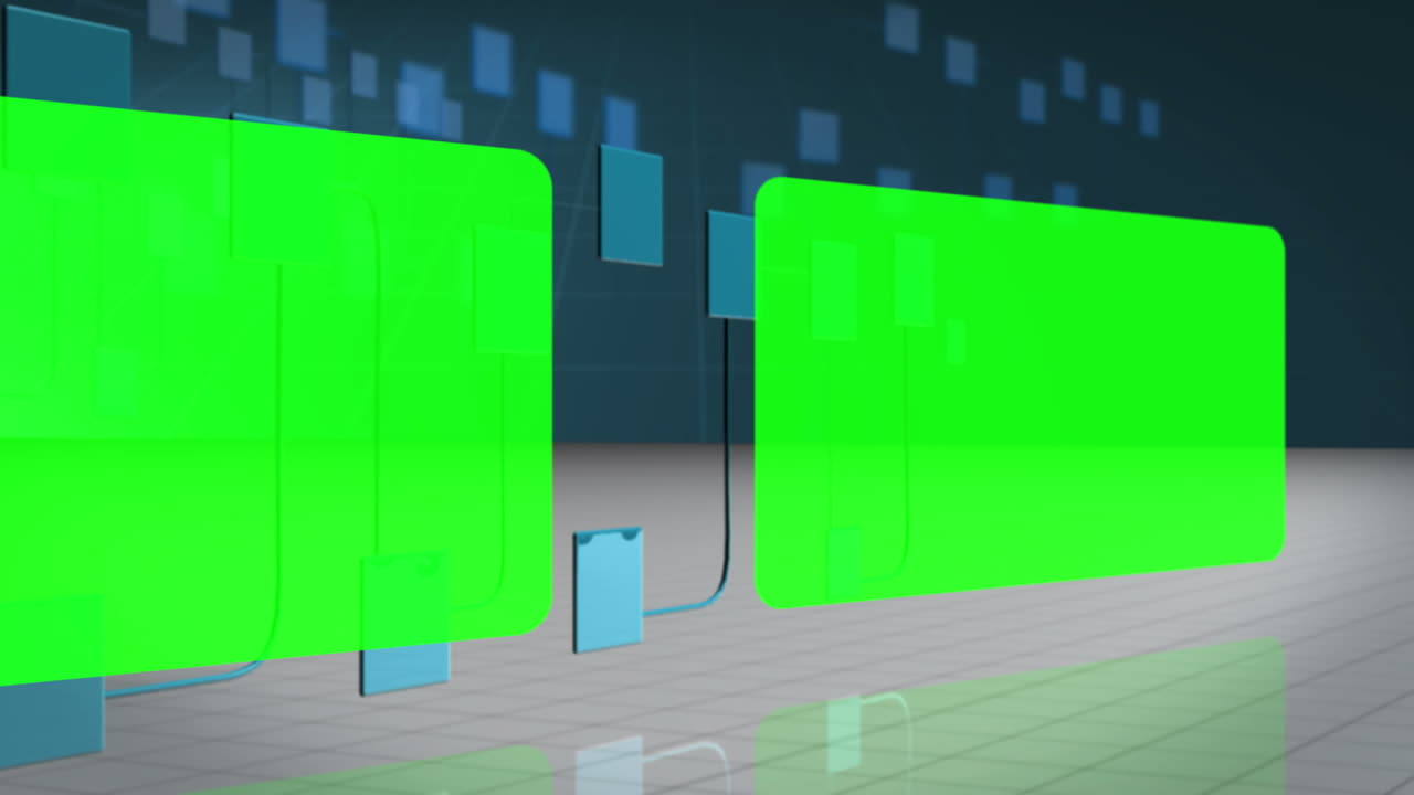 Copy spaces flowing over network