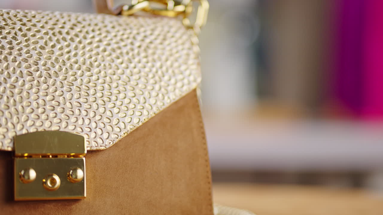 Close-up of a Stylish Handbag