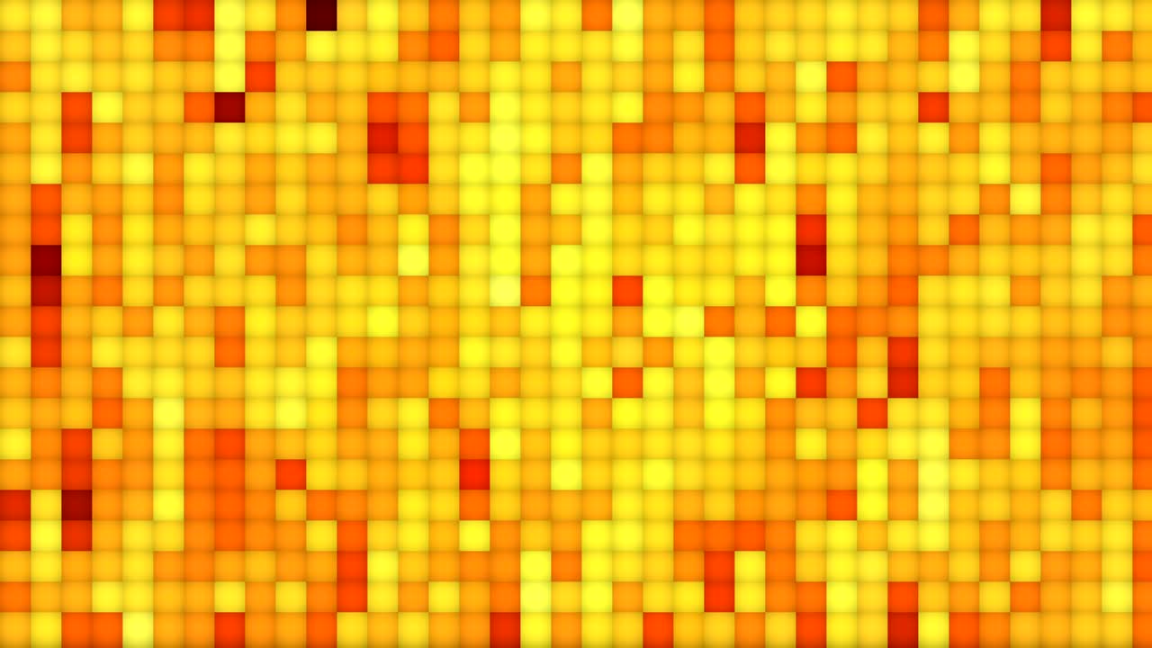 animación abstracta estilizada fondo rojo y amarillo