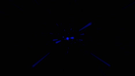 Animation-of-Slowly-flying-through-space-then-entering-hyperspace-and-slowing-down