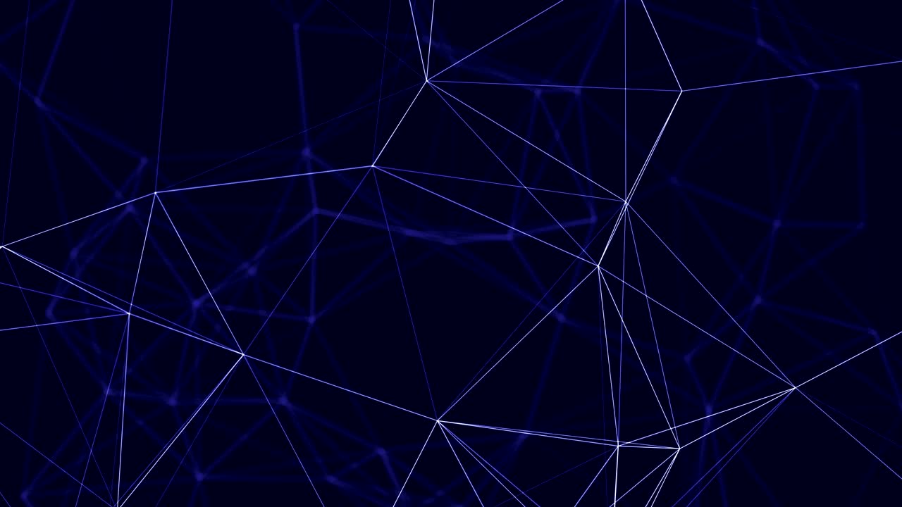 Connected lines abstract animation