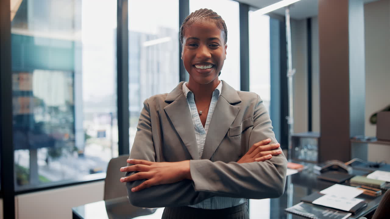 Professional Businesswoman in Modern Office