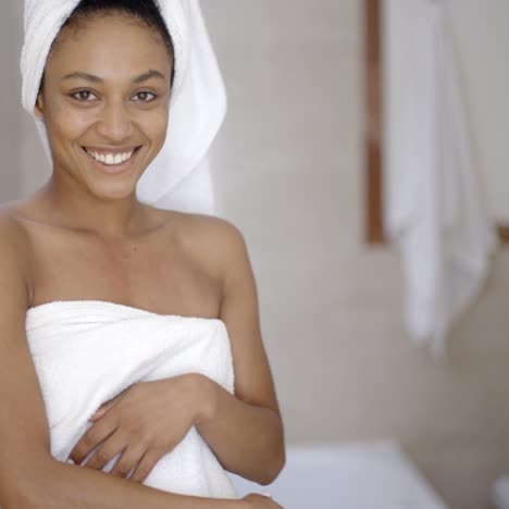 Young-Woman-Wrapped-In-Towel