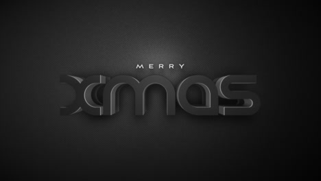 Dark-monochrome-Merry-XMAS-text-on-black-gradient