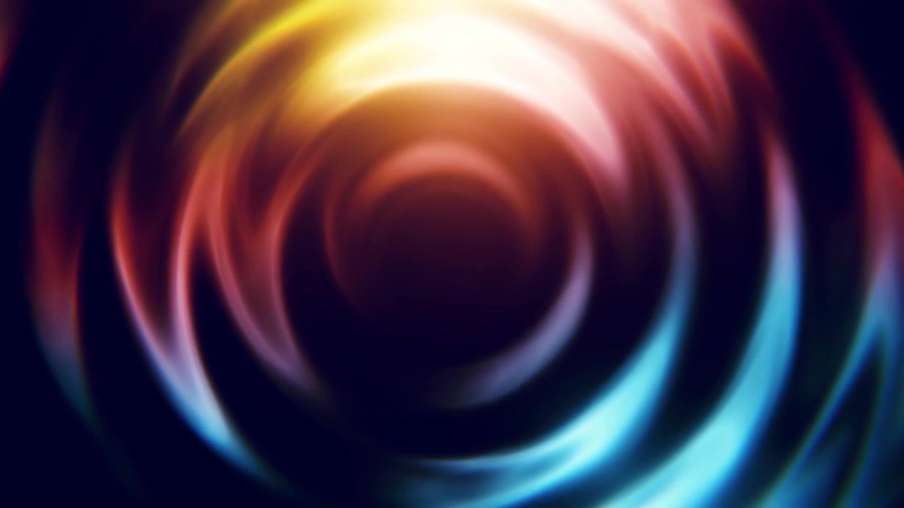 Sfondo animato astratto con increspature colorate luminose