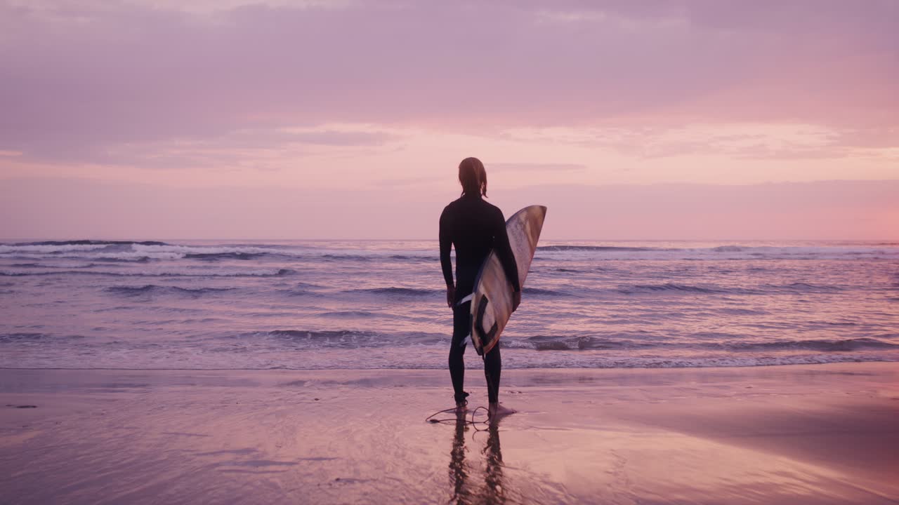 Surfista a Sunset Beach