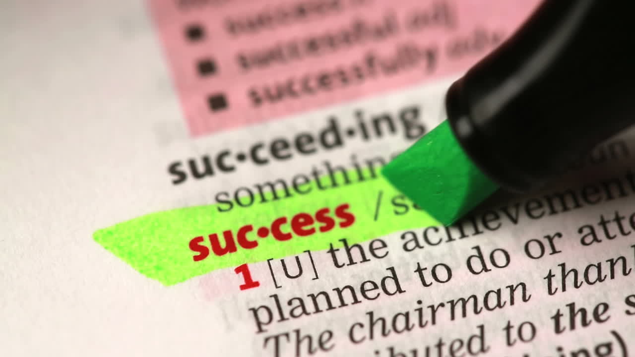 definición de éxito