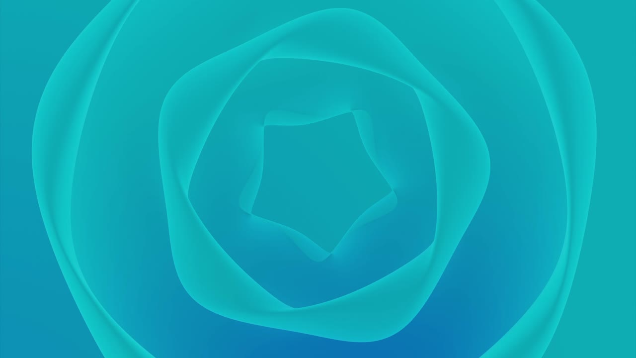 추상적인 파란색과 녹색의 회전하는 배경