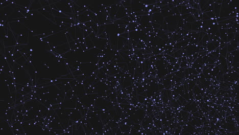 pequeños puntos de neón y polvo espacial en la galaxia oscura