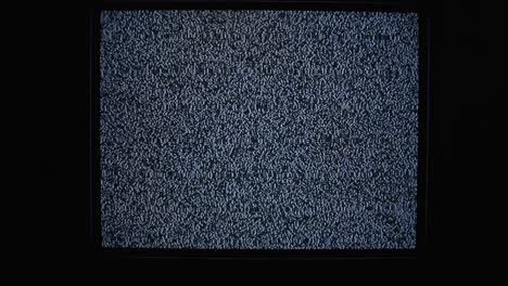 ruido estático de la televisión, señal analógica, pantalla antigua