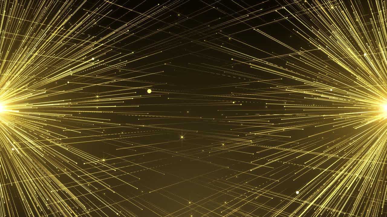 Golden particles light rising is a spectacular motion graphics Loop ...