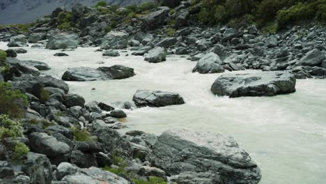 Mueller-River-Mt-Cook-Neuseeland-Fließendes-Wasser