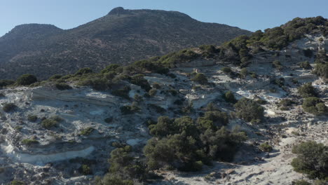 Luft-über-Milos,-Griechische-Insel-Trockener-Menschenleerer-Boden