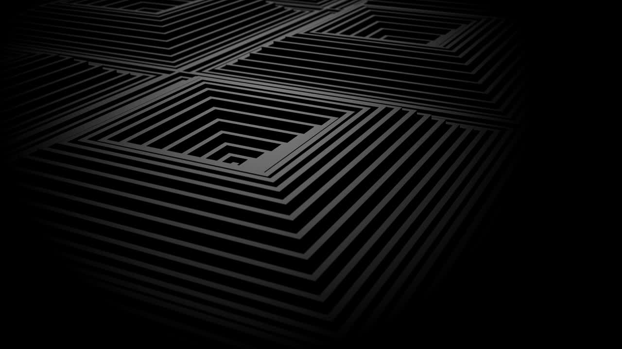 los cuadrados formaron una onda