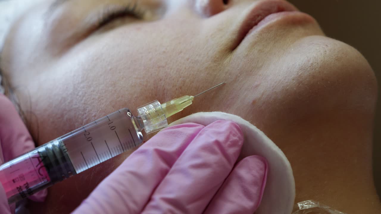 Cosmetic procedure on face