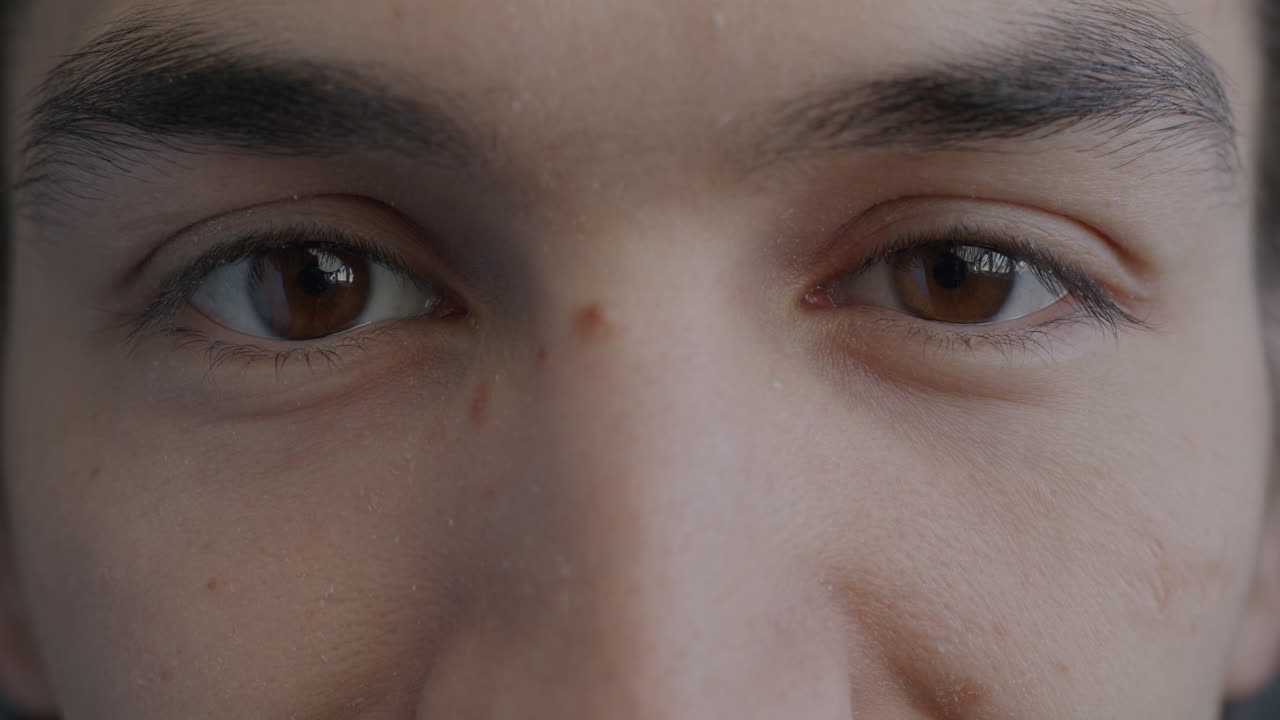 사람의 눈의 클로즈업