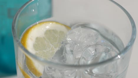 ginebra y tónico con limón