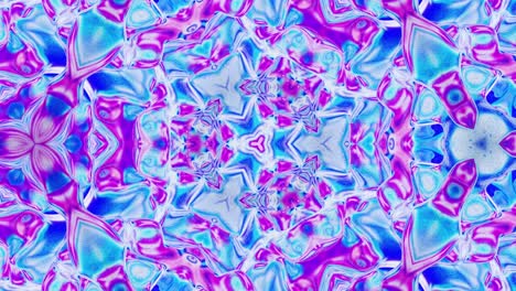 3d elegante abstracto en bucle bg como patrón simétrico ondulado como estructura caleidoscópica con ondas, vidrio líquido multicolor con hermosos colores de gradiente. 4k animado fluido colorido de moda
