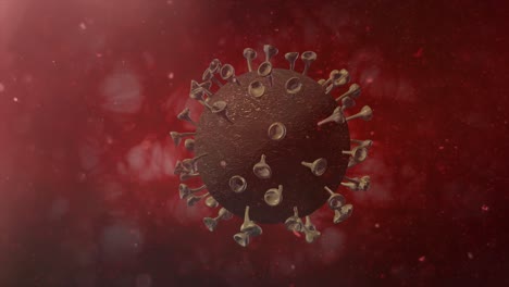 3d model of a virus