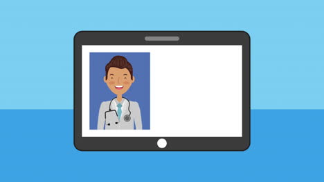 professional doctor medical character animation